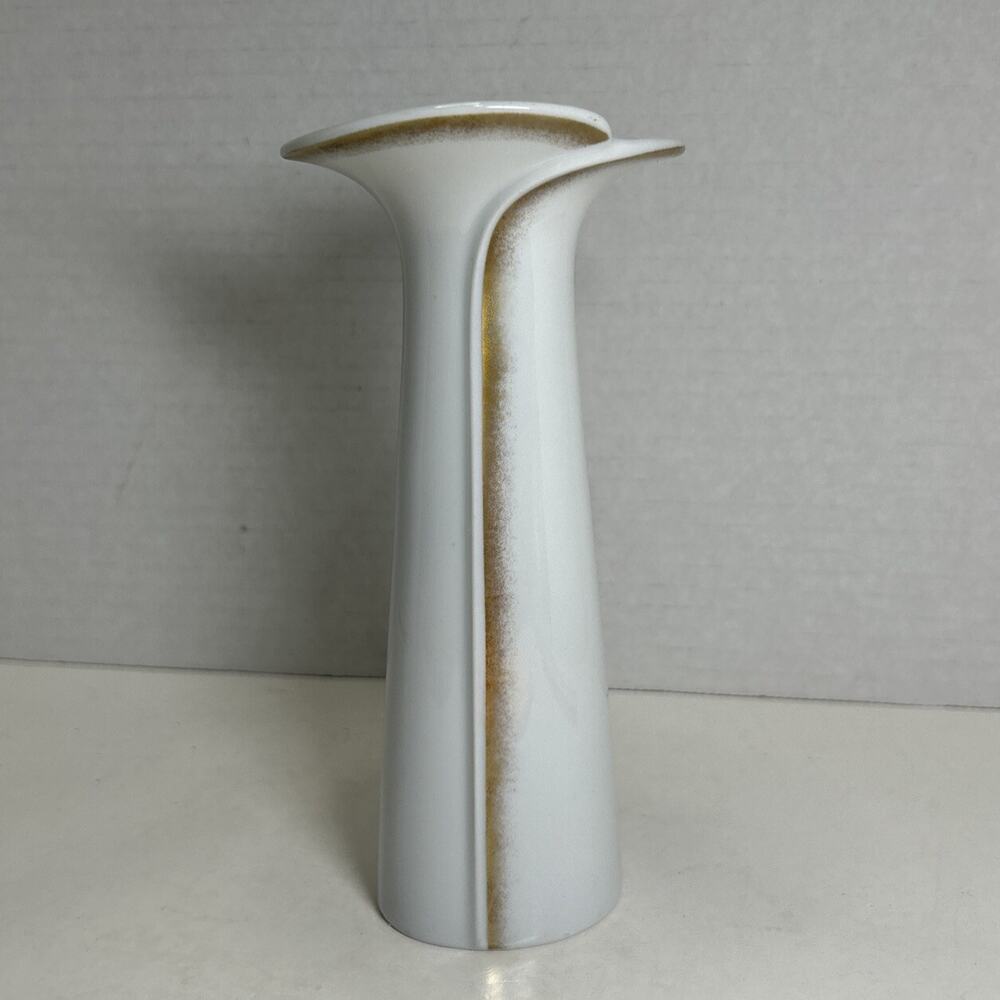 Vtg Royal Porzellan Bavaria KPM Germany Handarbeit Porcelain 6.5" Bud Vase MCM